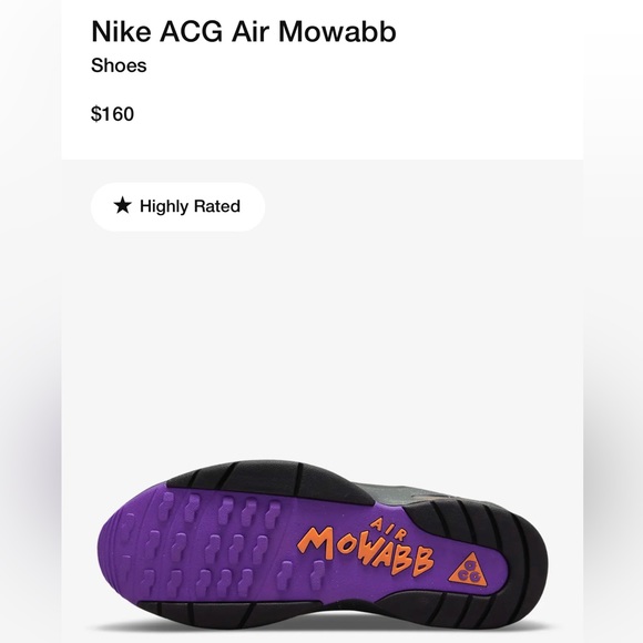 Men’s Nike ACG Air Mowabb Trails End Size 14 - Picture 6 of 14